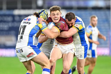 Huddersfield Giants takımının oyuncusu Elliot Wallis, John Smith 'in Stadyumu' nda oynanan 19. Huddersfield Giants - Leeds Rhinos maçında elendi.