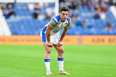 Leeds Rhinos takımından Brodie Croft, 19. Betfred Süper Lig karşılaşmasında Huddersfield Giants ile Leeds Gergedan maçında John Smith 'in Stadyumu, Huddersfield, Birleşik Krallık, 25 Temmuz 2024