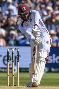 Batı Hint Adaları 'ndan Mikyle Louis, İngiltere' nin Edgbaston, Birmingham, Birleşik Krallık 'ta oynadığı 3. Rothesay Test Maçı 3.