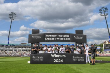 İngiltere Rothesay Test Serisi 'ni 3. Rothesay Test Maçı' nda kazandı. İngiltere, Edgbaston, Birmingham, Birleşik Krallık 'ta Batı Hint Adaları' na karşı, 28 Temmuz 2024