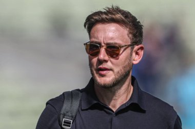 Stuart Broad, Rothesay Test Maçı 'nın ikinci gününde İngiltere, Edgbaston, Birmingham, Birleşik Krallık' ta Batı Hint Adalarına karşı, 27 Temmuz 2024