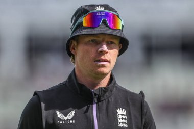 İngiltere 'den Ollie Pope, İngiltere' nin Edgbaston, Birmingham, Birleşik Krallık 'ta oynadığı 1. Rothesay Deneme Maçı' nda İngiltere ile Batı Hint Adaları karşılaşacak.