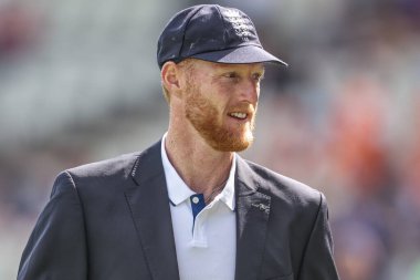 3. Rothesay Deneme Maçı 'nda Ben Stokes İngiltere ile Batı Hint Adaları maçı sırasında Edgbaston, Birmingham, Birleşik Krallık' ta, 26 Temmuz 2024