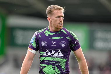 Castleford Tigers takımından Rowan Milnes, 27 Temmuz 2024 'te oynanan Betfred Süper Lig 19. Maçı' nda Salford Red Devils, Castleford Tigers 'a karşı Salford Community Stadyumu, Eccles, İngiltere