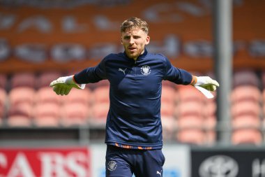 Blackpool 'dan Daniel Grimshaw sezon öncesi hazırlık maçında Blackpool ile Sunderland arasında Bloomfield Road, Blackpool, Birleşik Krallık' ta 27 Temmuz 2024 'te oynanacak.