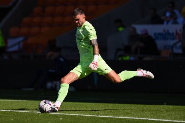 Blackpool 'dan Richard O' Donnell 27 Temmuz 2024 'te Bloomfield Road, Blackpool' da Blackpool 'a karşı oynanan ön sezon dostluk maçında gol attı.