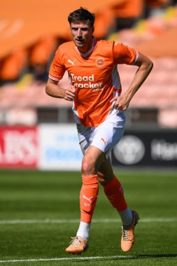 Blackpool 'dan Jake Beesley 27 Temmuz 2024' te Bloomfield Road, Blackpool 'da oynanan Blackpool-Sunderland maçında