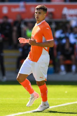Blackpool 'dan Albie Morgan sezon öncesi dostluk maçı sırasında Blackpool - Sunderland Bloomfield Road, Blackpool, Birleşik Krallık' ta, 27 Temmuz 2024
