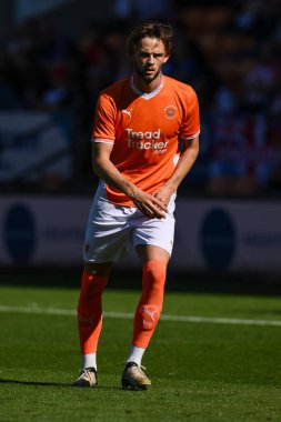 Blackpool 'dan Dan Sassi sezon öncesi dostluk maçı sırasında Blackpool - Sunderland Bloomfield Road, Blackpool, Birleşik Krallık' ta, 27 Temmuz 2024