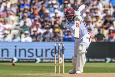 Batı Hint Adaları 'ndan Mikyle Louis, İngiltere' nin Edgbaston, Birmingham, Birleşik Krallık 'ta oynadığı 3. Rothesay Test Maçı 3.