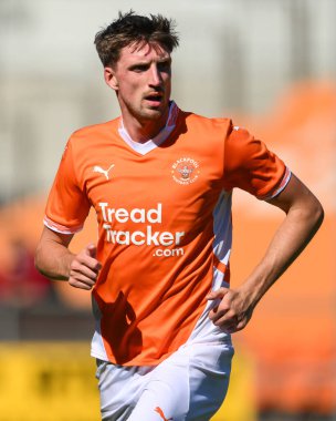 Blackpool 'dan Jake Beesley 27 Temmuz 2024' te Bloomfield Road, Blackpool 'da oynanan Blackpool-Sunderland maçında