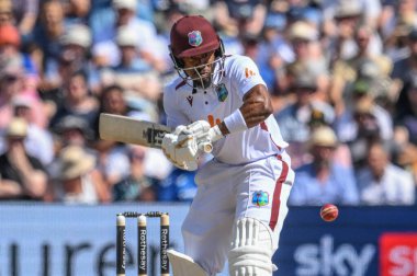 Batı Hint Adaları 'ndan Kavem Hodge, İngiltere' nin Edgbaston, Birmingham, Birleşik Krallık 'ta oynadığı 3. Rothesay Test Maçı 3.