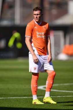 Blackpool 'dan Sonny Carey sezon öncesi dostluk maçı sırasında Blackpool - Sunderland Bloomfield Road, Blackpool, Birleşik Krallık' ta, 27 Temmuz 202