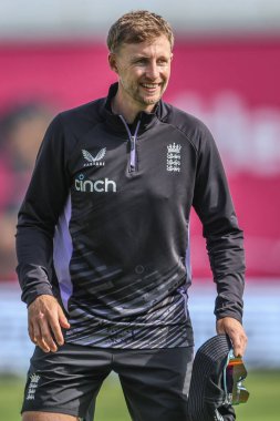 3. Rothesay Deneme Maçı 'nda İngiltere ile Batı Hint Adaları arasında oynanan Joe Root maçı Edgbaston, Birmingham, Birleşik Krallık, 26 Temmuz 202