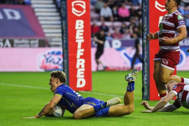Warrington Wolves takımından Arron Lindop 26 Temmuz 2024 'te Wigan Wolves' a karşı oynanan 19. Betfred Süper Lig karşılaşmasında skoru 4-22 yaptı.