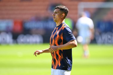 Blackpool 'dan Albie Morgan sezon öncesi hazırlık maçında Blackpool ile Sunderland arasında Bloomfield Road, Blackpool, Birleşik Krallık' ta 27 Temmuz 202 'de oynanacak.