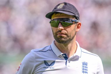 İngiltere Mark Wood 3. Rothesay Test Maçı sırasında İngiltere, Edgbaston, Birmingham, Birleşik Krallık 'ta Batı Hint Adaları' na karşı, 28 Temmuz 202