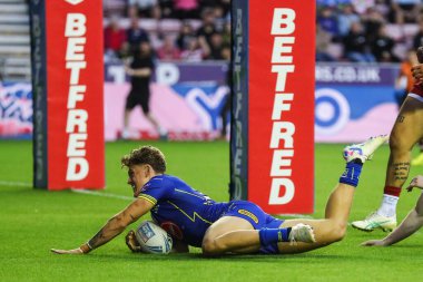 Warrington Wolves takımından Arron Lindop 26 Temmuz 2024 'te Wigan Wolves' a karşı oynanan 19. Betfred Süper Lig karşılaşmasında skoru 4-22 yaptı.