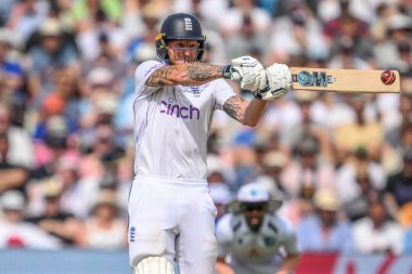 İngiltere 'den Ben Stokes, İngiltere' nin Edgbaston, Birmingham, Birleşik Krallık 'ta oynadığı 3. Rothesay Test Maçı 3.