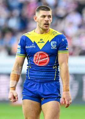 Danny Walker of Warrington Wolves during the Betfred Super League Round 19 match Wigan Warriors vs Warrington Wolves at DW Stadium, Wigan, United Kingdom, 26th July 2024