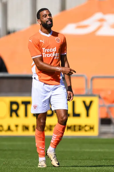 stock image CJ Hamilton of Blackpool during the Pre-season friendly match Blackpool vs Sunderland at Bloomfield Road, Blackpool, United Kingdom, 27th July 2024