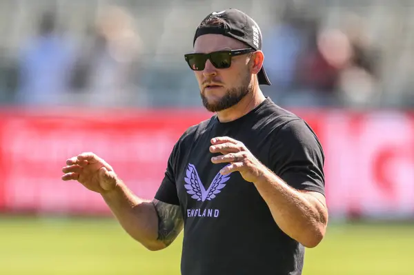 stock image Brendon McCullum during the 3rd Rothesay Test Match Day 3 England vs West Indies at Edgbaston, Birmingham, United Kingdom, 28th July 202