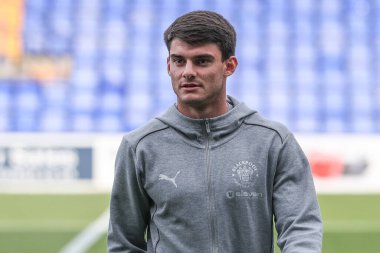 Blackpool 'dan Rob Apter, 30 Temmuz 2024' te İngiltere 'nin Birkenhead kentindeki Prenton Park' ta oynanan Tranmere Rovers - Blackpool ön sezon dostluk maçı sırasında geldi.