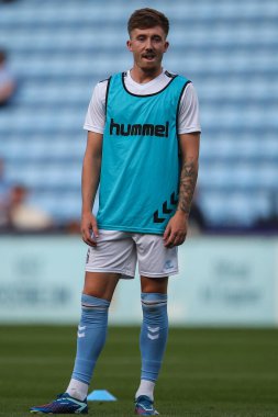 Coventry City 'den Josh Eccles sezon öncesi hazırlık maçında Coventry City, Everton' a karşı Coventry Building Society Arena, Coventry, İngiltere, 30 Temmuz 2024