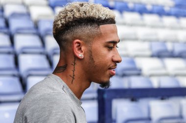 Blackpool 'dan Jordan Gabriel, 30 Temmuz 202' de İngiltere 'nin Birkenhead kentindeki Prenton Park' ta oynanan Tranmere Rovers - Blackpool ön sezon dostluk maçı sırasında geldi.