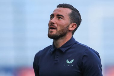 Everton 'dan Jack Harrison, Coventry City' nin Everton 'a karşı oynadığı 30 Temmuz 2024 tarihli Coventry Building Society Arena, Coventry, İngiltere' de sezon öncesi dostluk maçı öncesinde geldi.