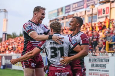 Castleford Tigers 'dan Fletcher Rooney, 1 Ağustos 2024' te The Mend-A-Hose Jungle, Castleford, İngiltere 'de oynanan 20.