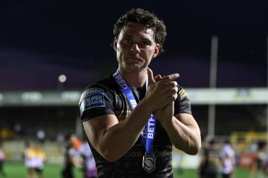 Leigh Leopards 'dan Lachlan Lam, 1 Ağustos 2024' te The Mend-A-Hose Jungle, Castleford, İngiltere 'de oynanan 20.