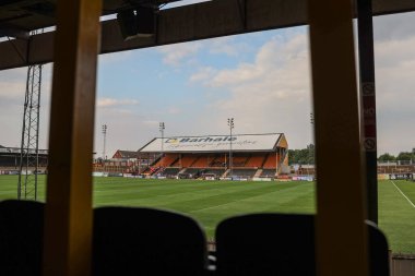 The Mend-A-Hose Jungle, Castleford, Birleşik Krallık, 1 Ağustos 2024 'te oynanan 20. Betfred Süper Lig karşılaşmasında Castleford Tigers, Leigh Leopards' a karşı oynuyor.
