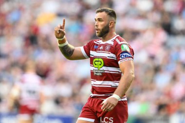 Wigan Warriors 'dan Kaide Ellis, 1 Ağustos 2024' te Wigan Warriors 'a karşı Wigan Warriors' un Wigan, Wigan, İngiltere 'de oynadığı 20.