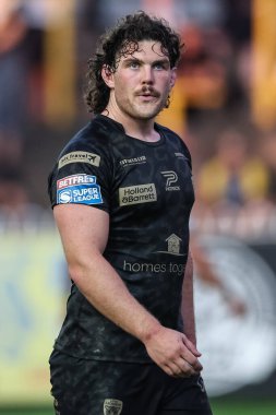 Leigh Leoparları 'ndan Robbie Mulhern, Betfred Süper Lig 20. Raundunda Castleford Tigers, Leigh Leopards' a karşı, The Mend-A-Hose Jungle, Castleford, Birleşik Krallık, 1 Ağustos 2024