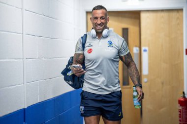 Warrington Wolves 'tan Paul Vaughan, 2 Ağustos 2024' te Warrington Wolves 'a karşı Hull KR' ın oynadığı Betfred Süper Lig 20. Raundundan önce geldi.