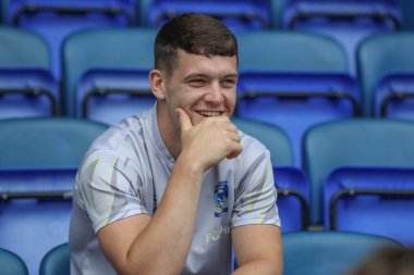 Warrington Wolves 'tan Josh Thewlis Betfred Süper Lig 20. Raundunda Warrington Wolves, Hull KR' a karşı Halliwell Jones Stadyumu, Warrington, 2 Ağustos 2024