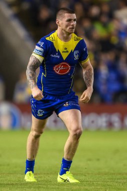 Warrington Wolves takımından John Bateman 20. Betfred Süper Lig karşılaşmasında Warrington Wolves, Hull KR 'a karşı Halliwell Jones Stadyumu, Warrington, 2 Ağustos 2024