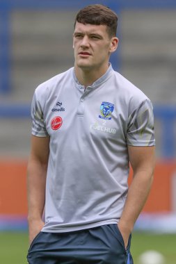 Warrington Wolves 'tan Josh Thewlis Betfred Süper Lig 20. Raundunda Warrington Wolves, Hull KR' a karşı Halliwell Jones Stadyumu, Warrington, 2 Ağustos 2024