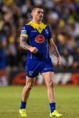 Warrington Wolves takımından John Bateman 20. Betfred Süper Lig karşılaşmasında Warrington Wolves, Hull KR 'a karşı Halliwell Jones Stadyumu, Warrington, 2 Ağustos 2024
