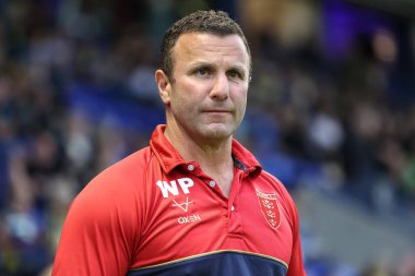 Willie Peters Hull KR 'ın baş antrenörü Betfred 20. Lig karşılaşmasında Warrington Wolves, Hull KR' a karşı Halliwell Jones Stadyumu, Warrington, 2 Ağustos 2024