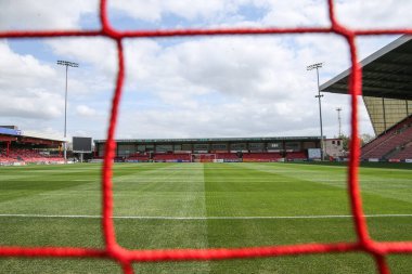 Crewe Alexandra Stadyumu 'nun genel manzarası, Crewe Alexandra' nın 3 Ağustos 2024 'te Alexandra Stadyumu' ndaki Crewe Alexandra-Blackpool karşılaşması öncesinde.