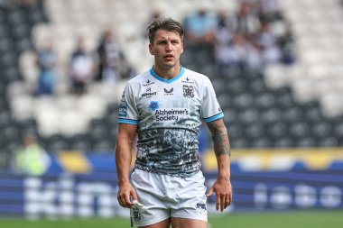 Hull FC 'den Tom Briscoe, Betfred Süper Lig 20. Raundunda Hull FC, St. Helens' e karşı MKM Stadyumu, Hull, Birleşik Krallık, 3 Ağustos 2024