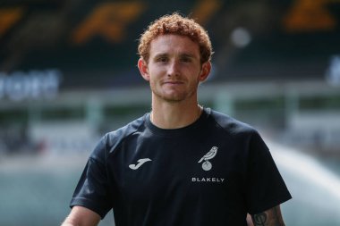 Norwich City 'den Josh Sargent, 3 Ağustos 2024' te Norwich City ile St. Pauli arasındaki sezon öncesi dostluk maçı öncesinde Carrow Road 'a vardı.