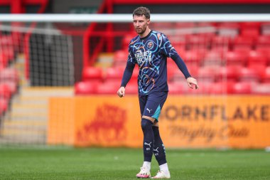 Blackpool 'dan James Husband 3 Ağustos 2024' te Alexandra Stadyumu 'nda oynanan Crewe Alexandra-Blackpool maçında