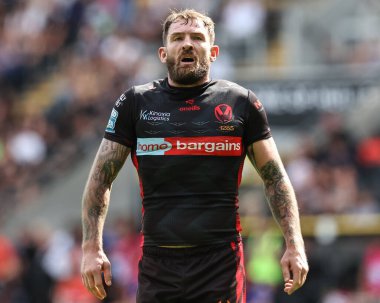 St. Helens 'den Daryl Clark Betfred Süper Lig 20. Raundunda Hull FC, St. Helens' e karşı MKM Stadyumu, Hull, Birleşik Krallık, 3 Ağustos 2024