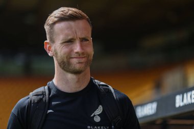 Norwich City 'den George Long, Norwich City ile St. Pauli arasındaki sezon öncesi dostluk maçı öncesinde İngiltere' nin Norwich Road, 3 Ağustos 2024 'te Carrow Road' a geldi.