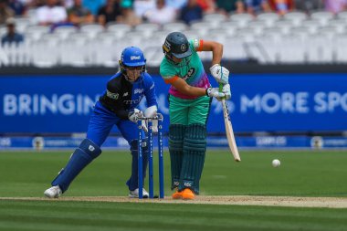 Oval Yenilmez Yarasalar 'dan Marizanne Kapp Londra Ruh Kadınlarına karşı Oval Yenilmez Kadınlar Lordlar, Londra, Birleşik Krallık, 4 Ağustos 2024