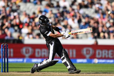 Sikandar Raza of Manchester Originals plays a shot during the The Hundred match Manchester Originals vs Oval Invincibles at Old Trafford, Manchester, United Kingdom, 6th August 2024 clipart