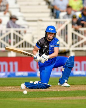 Londra Spirit 'ten Heather Knight, The Hundred maçında Trent Rockets' ın Londra 'lı kadınlara karşı oynadığı Trent Bridge, Nottingham, İngiltere' de 7 Ağustos 2024